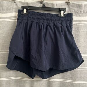 Lululemon Athletica Blue Athletic Shorts Lightweight Layered Design